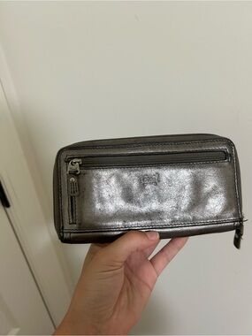 Metallic Fossil Wallet